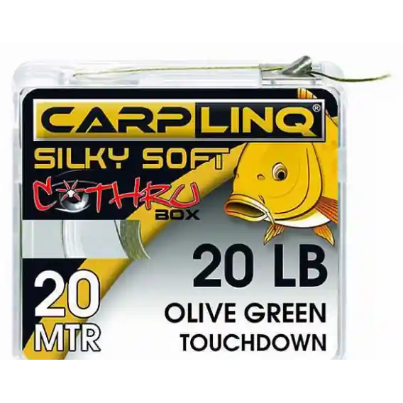 Sezónní Sleva CARP LINQ Silky Soft Touchdown 30lb/ DARK GREEN