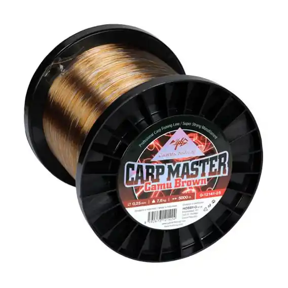 Vysoce Kvalitní GIANTS FISHING - Carp master CAMU BROWN 0,30mm/10,8kg