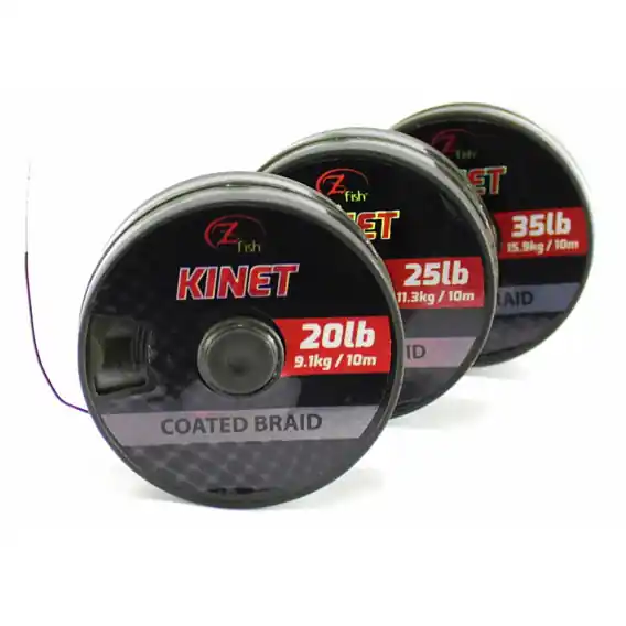 Novinka ZFISH - Potahovaná šňůrka Kinet Coated Braid 35lb 10m