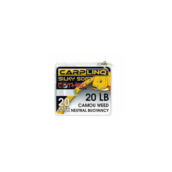 CARP LINQ Silky Soft Neutral Buoyancy 30lb/ CAMOU WEED Výprodej