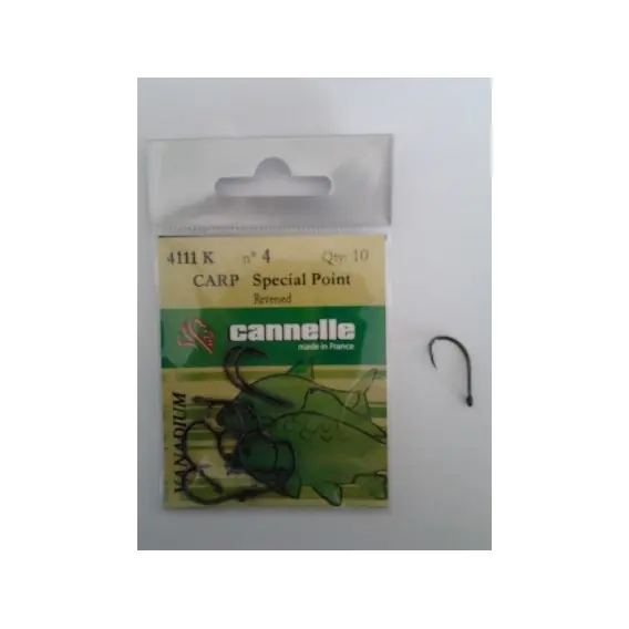 Ihned K Objednání CANNELLE - Háček CARP Special Point 4111 K vel.4 10ks