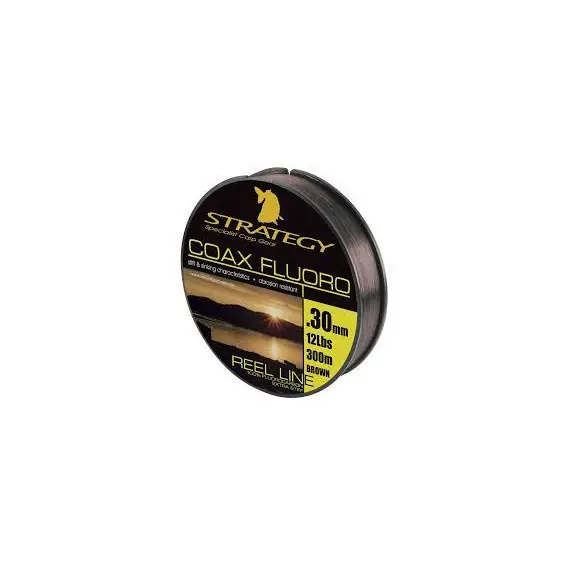 Hit Sezóny Spro SILON Strategy COAX FLUORO reel line 0,30mm/12lbs/300m BROWN