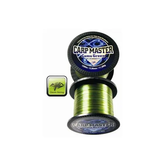 GIANTS FISHING Vlasec Carp Master Camou Green 0,28mm/1200m Poslední Šance