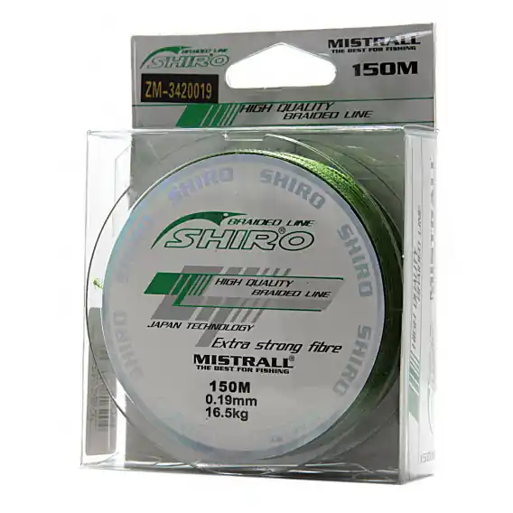 Pletená šňůra MISTRALL X4 Shiro 0,15mm/13,8kg 150m Cenový Hit