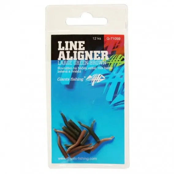 Rovnátko GIANTS FISHING Line Aligner Small Green/Brown 12ks Vrácení Zdarma