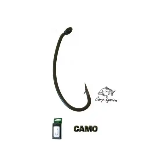 Nejprodávanější Háček CARP SYSTEM Carbon CAMO CK6 bal.10ks.