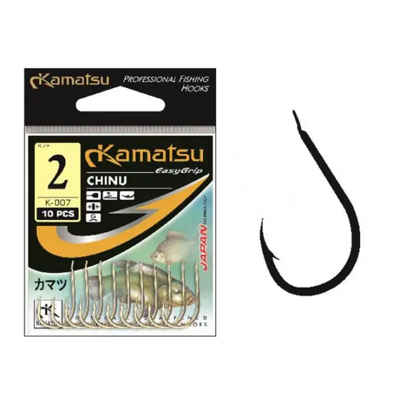 KAMATSU - Háček CHINU s lopatkou vel. 10 10ks Cenově Výhodný
