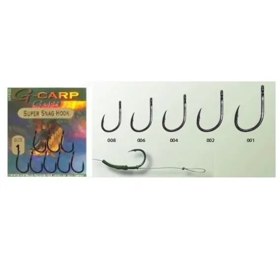 GAMAKATSU - Háček G-Carp Super Snag Hook vel.2 Rychlé Dodání