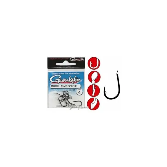 Top Prodej Gamakatsu háčky LS-3310F Hooks vel.10 - 11ks