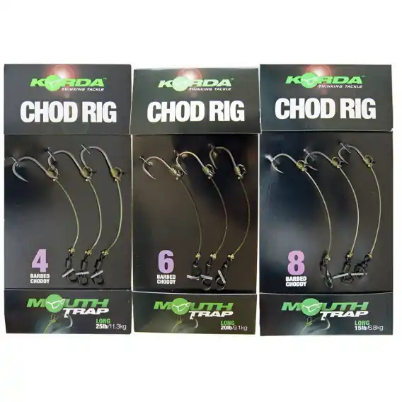 Cenově Výhodný Korda - Návazce Chod Rig Long vel. 4/11,3kg 3ks