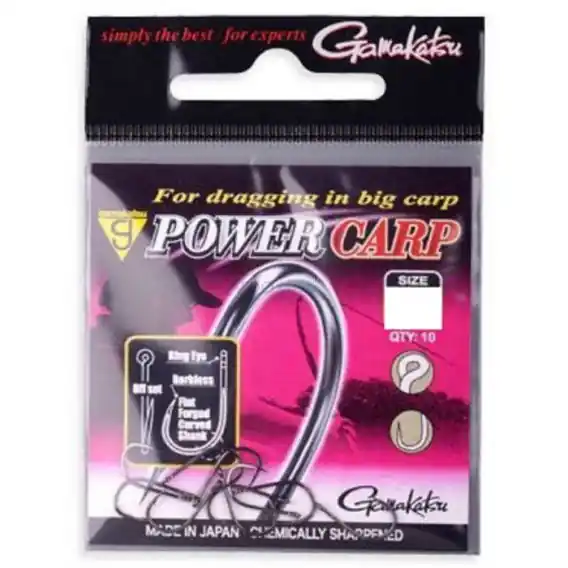 GAMAKATSU - Háčky POWER CARP vel. 16 10ks Bezpečná Platba