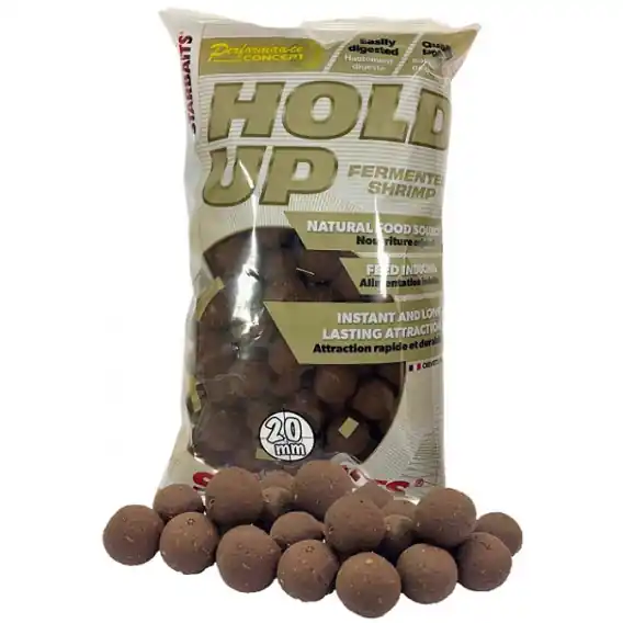 Starbaits - Boilies Hold Up fermented shrimp 20mm/800g Časově Omezené