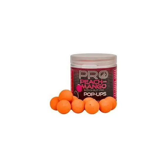 STARBAITS - Pop-up boilies PRO Peach&Mango Dokud Zásoby Vydrží