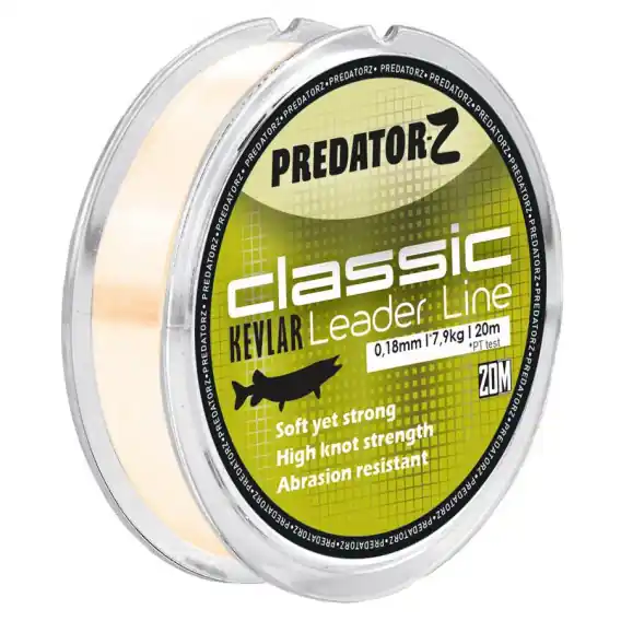 Carp Zoom - PredatorZ Šňůra classic kevlar leader line 0,18mm/7,9kg/20m Nakupujte Hned