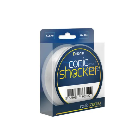 Delphin - Kónický vlasec Conic Shocker 6x13m 0,28mm-0,50mm/12lbs-32lbs Super Cena