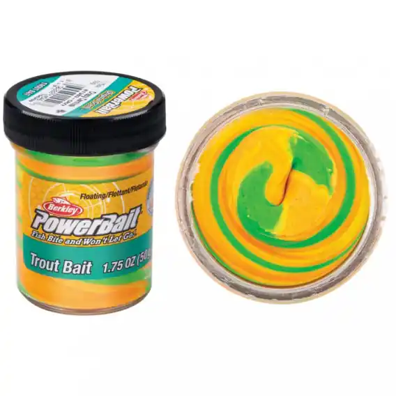 Berkley - Těsto Powerbait Trout Triple Swirls CRAZY CARNIVAL 50g Přímo Od Výrobce
