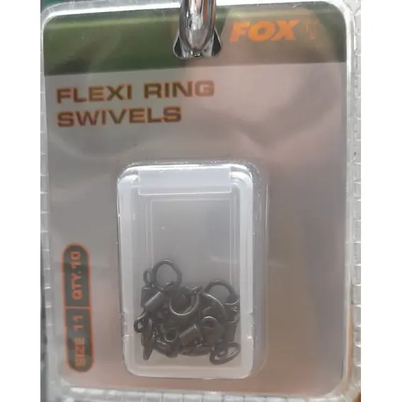 Kup Teď FOX - Obratlík s kroužkem Flexi ring swivels vel. 11 10ks