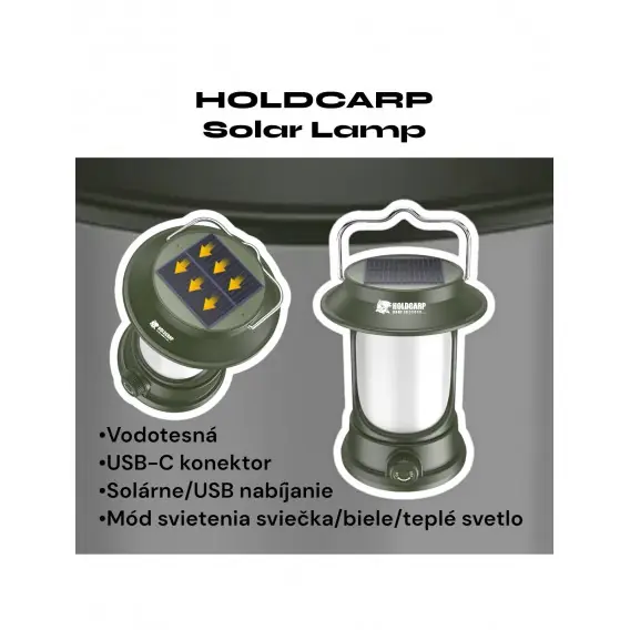 Holdcarp - Solární lampa Solar Lamp Nová Kolekce
