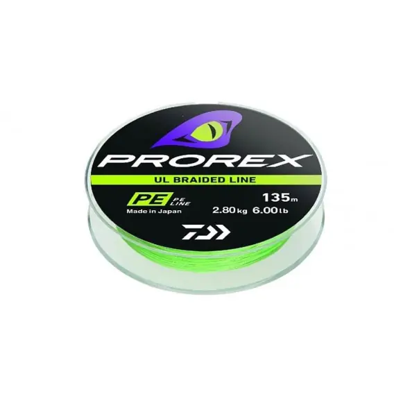 Vrácení Zdarma DAIWA - Splétaná šňůra PROREX UL BRAIDED LINE PE/0,30/2,10kg/135m