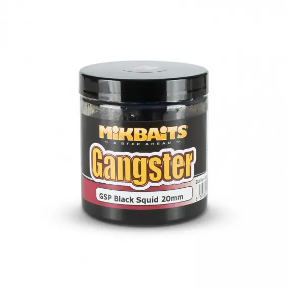 Super Cena Mikbaits - Boilie v dipu GANGSTER GSP Black Squid 20mm/250ml