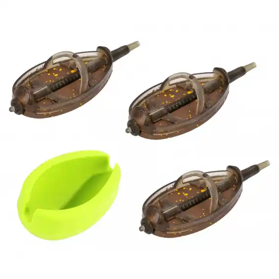 Levný MIKADO - Sada method feeder krmítek DOUGLAS 3x30g + formička