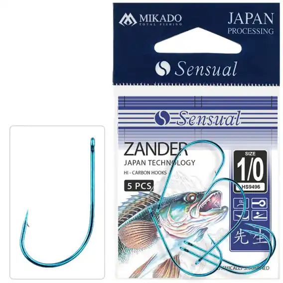 Originální Mikado - Háčky SENSUAL ZANDER vel.3/0