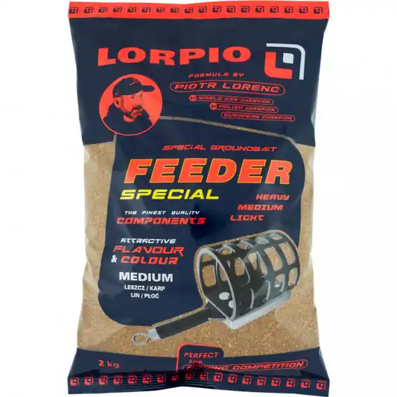 Lorpio Krmítková směs Feeder Special MEDIUM 2kg Rychlé Dodání