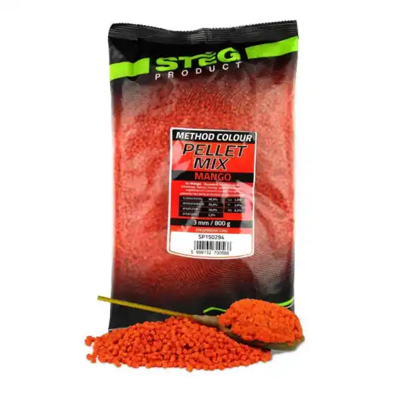 Akční Cena STÉG Pellet mix 3mm, 800g Mango