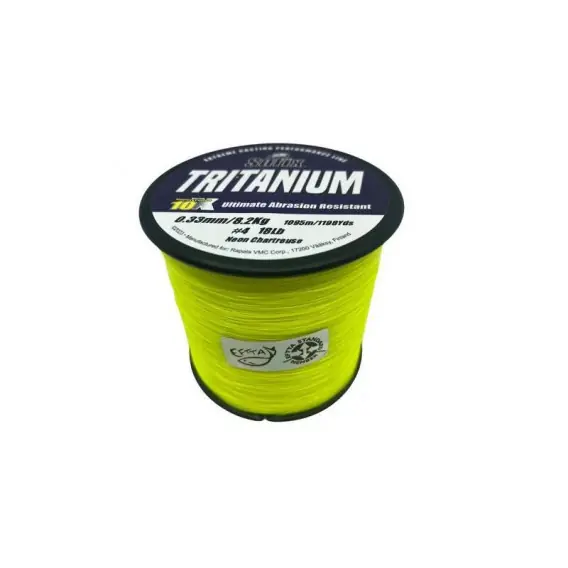 Sufix silon Tritanium 0.37mm/9.0kg / 895m Neon Chartrouse Sezónní Sleva