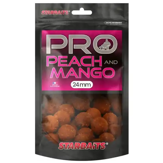 Boilies STARBAITS Pro Peach Mango 200g 24mm Cenový Hit