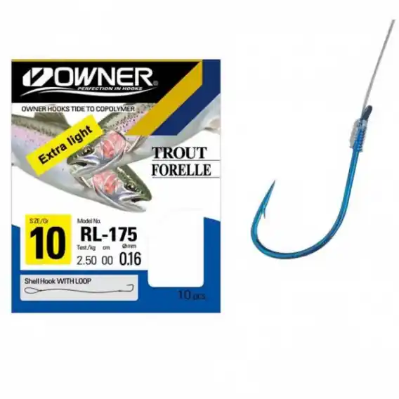 OWNER Trout RL-175-60 vel.5/0.25mm/60cm Speciální Cena
