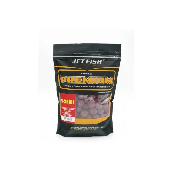 JetFish - Boilies CLASICC PREMIUM - X-SPICE 20mm 700g Jen Po Omezenou Doba