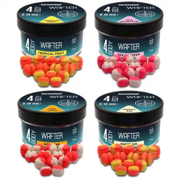 Aktuální HALDORÁDÓ 4 BODY Wafter Hot Lava 8-10mm, 35g