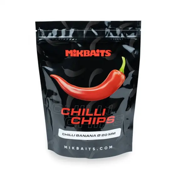 Top Prodej Mikbaits - Chilli Chips boilie CHILLI BANANA 24mm/300g