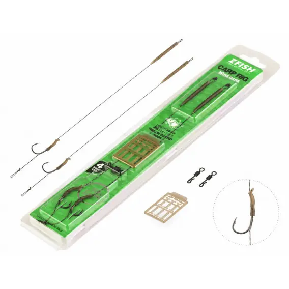 ZFISH Návazec Wide Gape Carp Rig 20cm/25lbs/vel. háčků 6 Akce