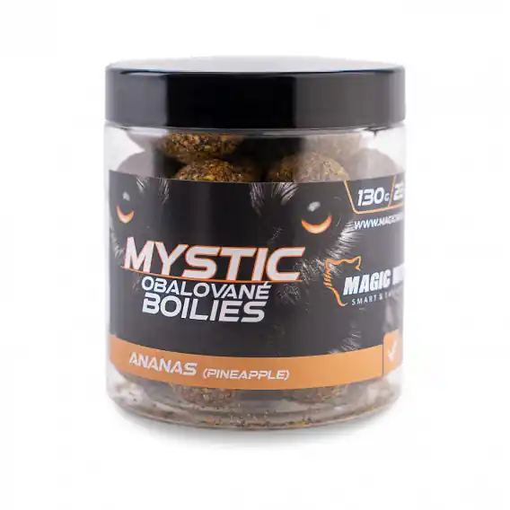Nakupujte Hned MAGIC WOLF MYSTIC Boilies OBALOVANÉ Ananas 22mm/130g