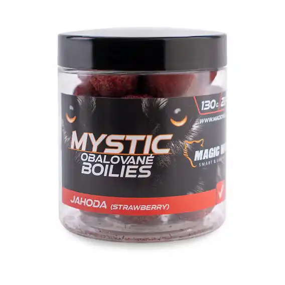 MAGIC WOLF MYSTIC Boilies OBALOVANÉ jahoda 22mm/130g Koupit Online