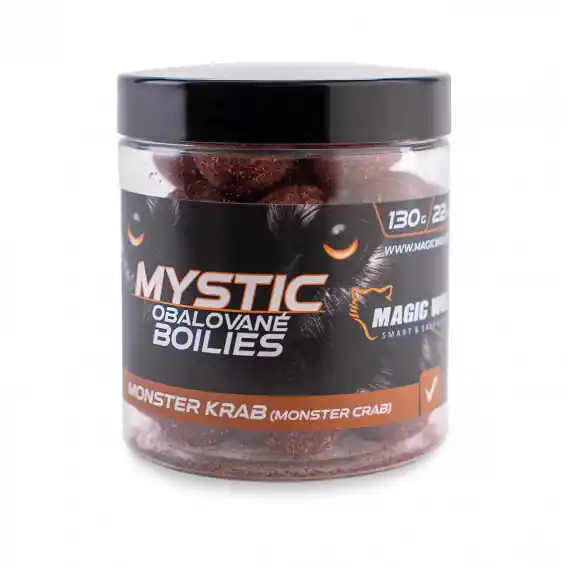 MAGIC WOLF MYSTIC Boilies OBALOVANÉ Monster Krab 22mm/130g Akční Nabídka