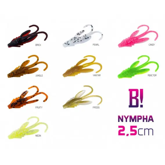 Delphin umělá nástraha BOMB! Nympha / 10ks
2,5cm/FROGS Ihned K Objednání