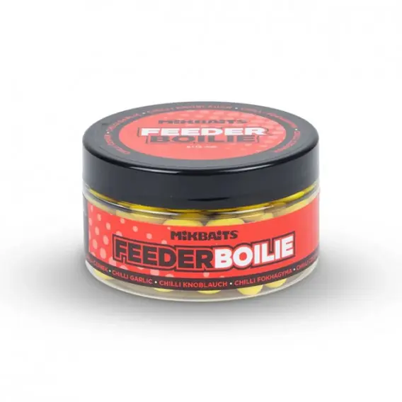 Mikbaits - Feeder boilie 8+12mm Chilli Česnek 100ml Tovární Cena