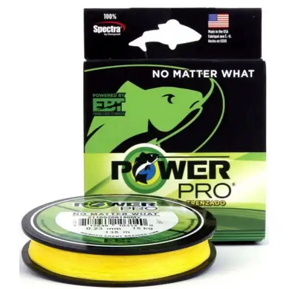 Pletenka Power Pro HI-VIS Yellow - 0.19mm / 135m / 13kg Dokud Zásoby Vydrží