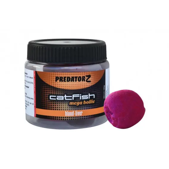 Sleva Carp Zoom Boilie Catfish Mega Boilie 50 g / 30mm - BLOOD FISH
