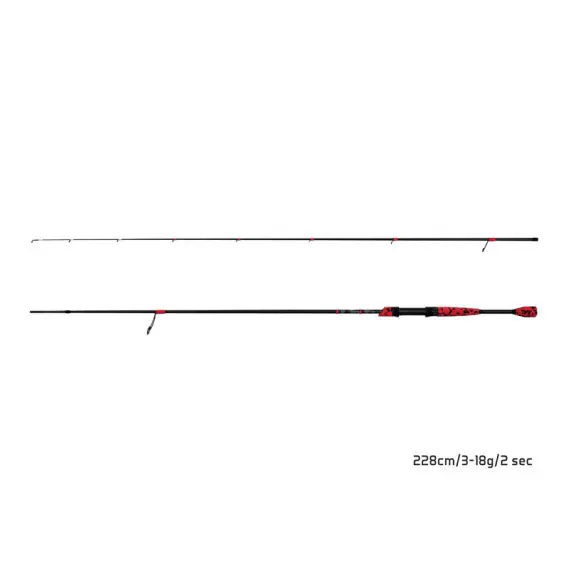 DELPHIN - Prut RedCODE 228cm/3-18g Finální Výprodej