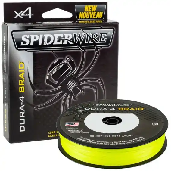 Sleva SPIDERWIRE - Šňůra Dura 4 0,14/11,8kg 150m - žlutá