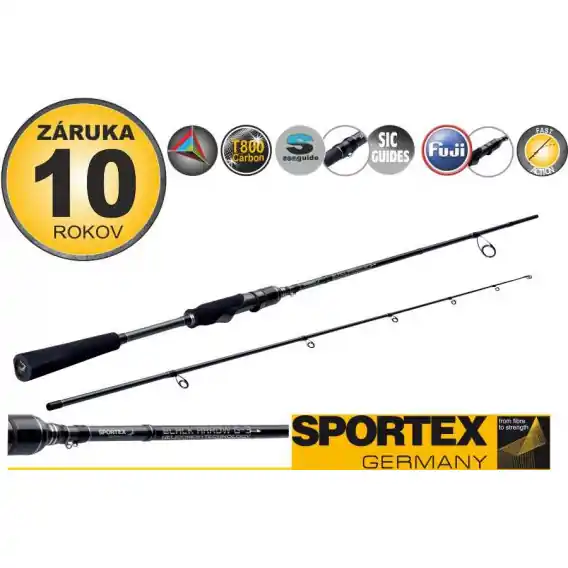 Přívlačový prut SPORTEX Black Arrow G-3 spin BA2432 - 240cm/40g/2díl Sleva