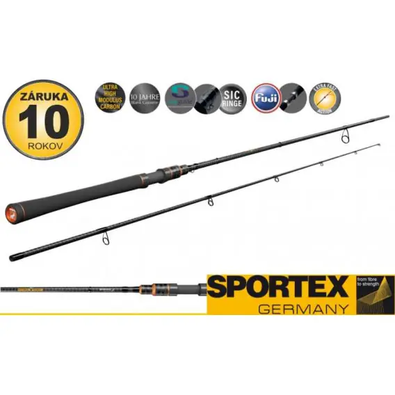 SPORTEX - Dvoudílný prut - HYDRA SPIRIT 240cm /40g Nejprodávanější