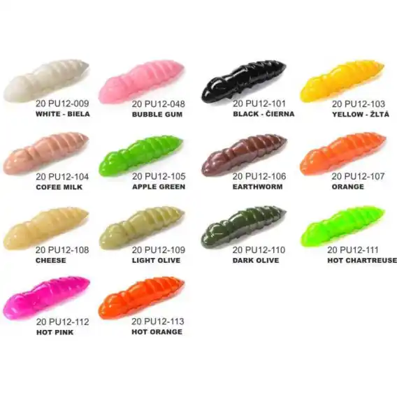 Nízká Cena FISHUP Dipované umělé nástrahy Pupa 23mm / 12ks LIGHT OLIVE