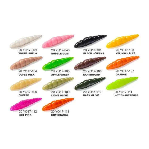 FISHUP Dipované umělé nástrahy YOCHU 43mm / 10ks HOT PINK Akce