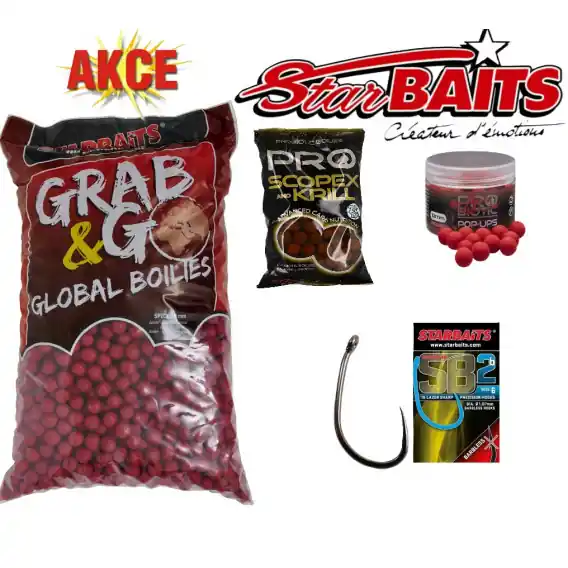 Koupit Online STARBAITS AKCE - 10kg + 1kg + pop + háčky