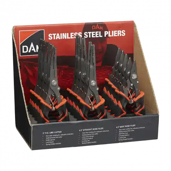 DAM DAM kleště Stainless Steel Pliers - 3 druhy 1ks / ROVNÉ Ověřený